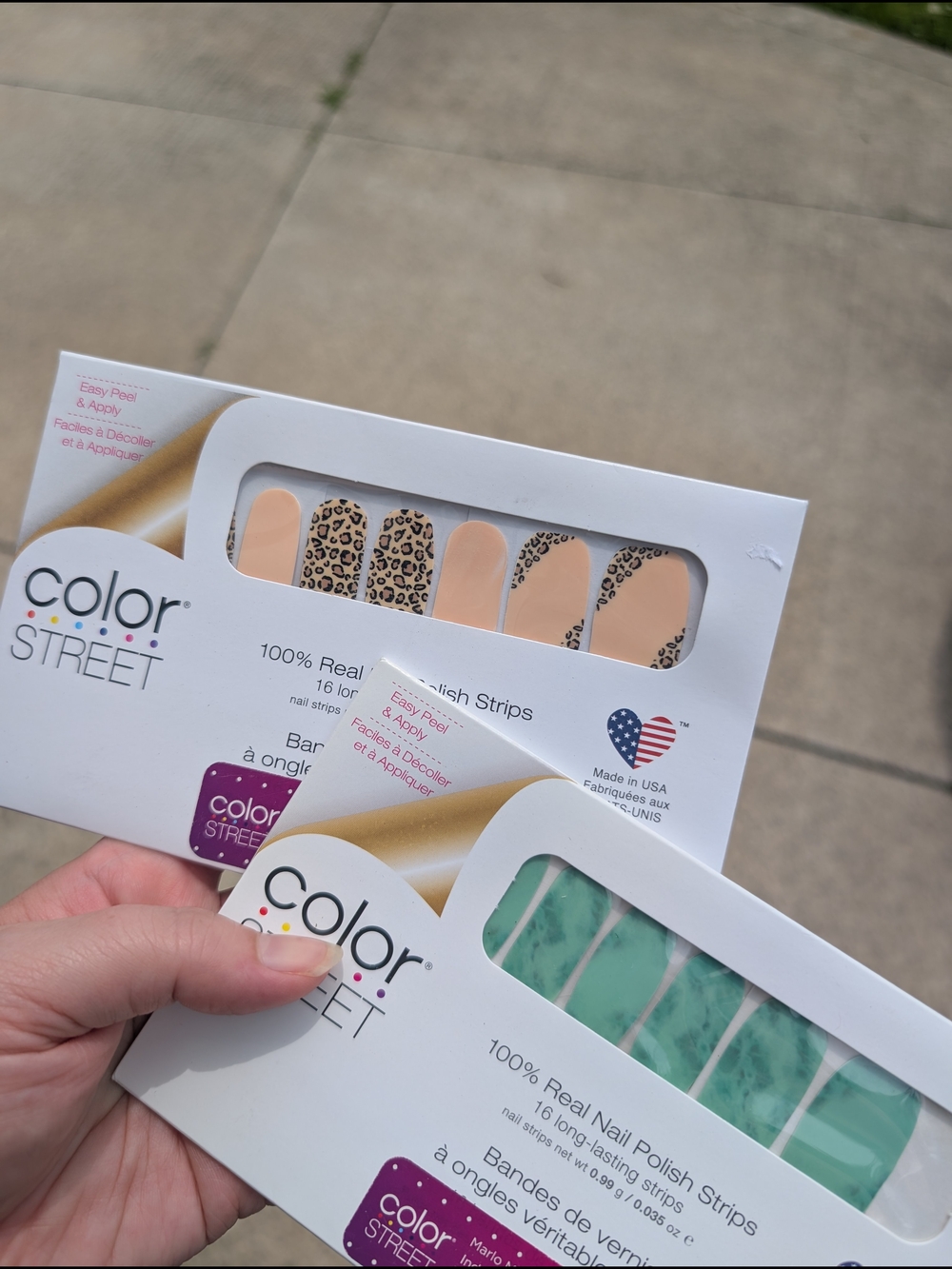 Brand New Color Street Nails Trend Spotted & Jadey Business Leopard Marble